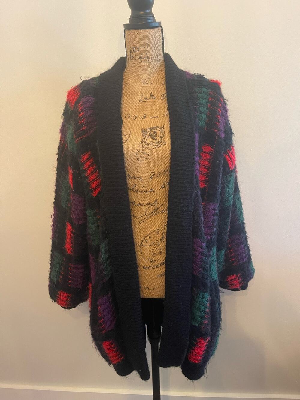 Vintage Carducci Cardigan Multicolor Size Small
